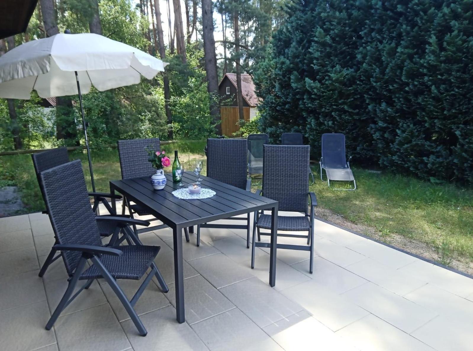 Bungalow Im Gruenen Am Waschsee Mechow  Luaran gambar